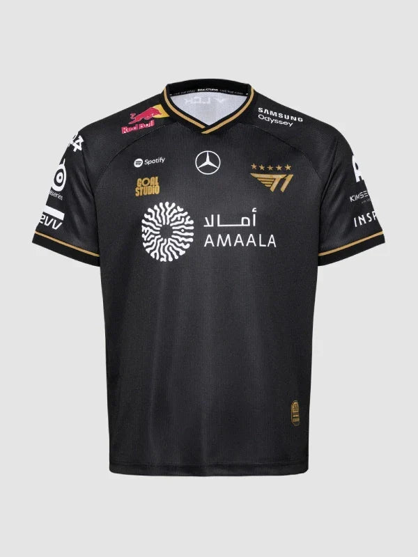 2025 T1 Worlds Uniform Jersey Black