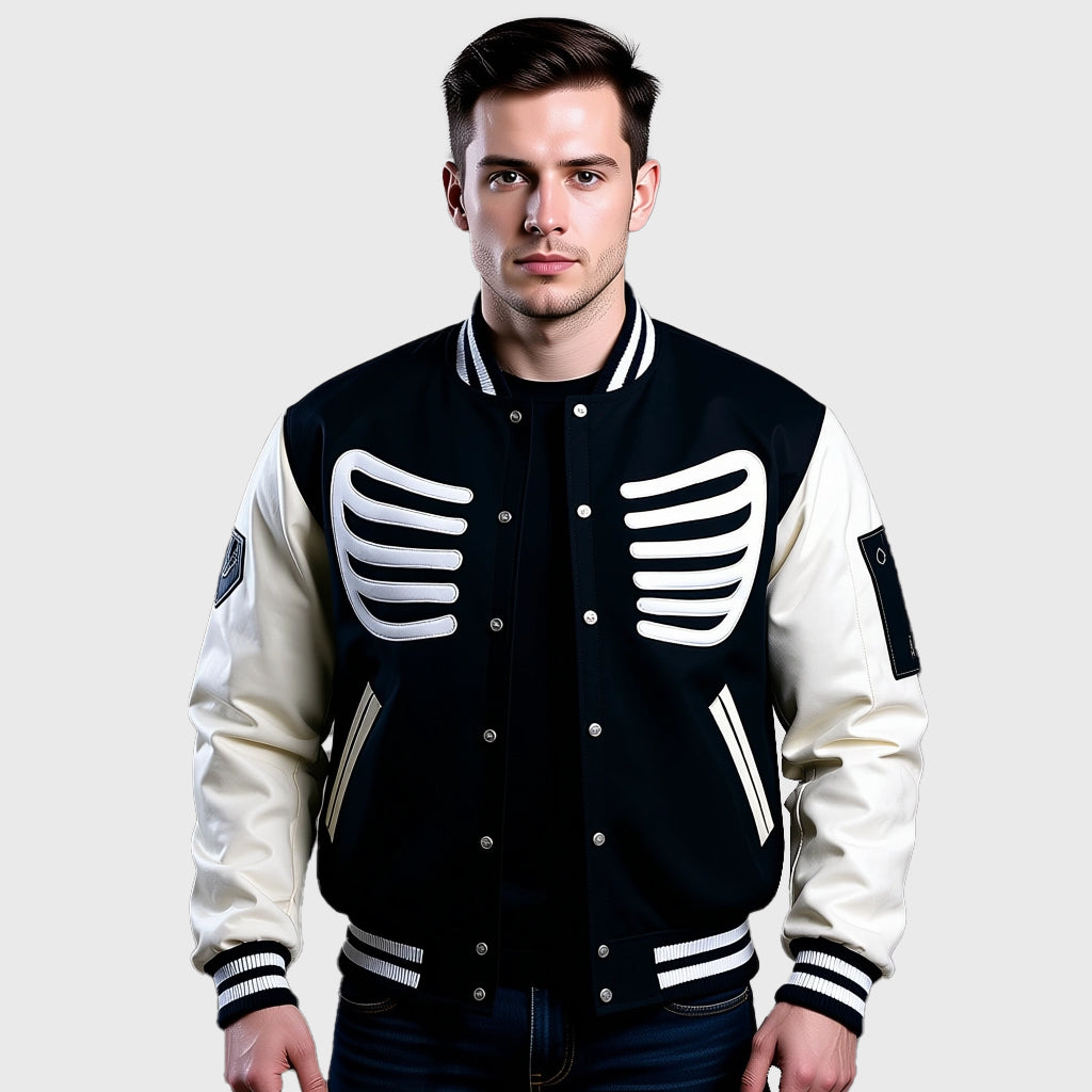 The Greatest Skeleton Stadium Varsity Jacket