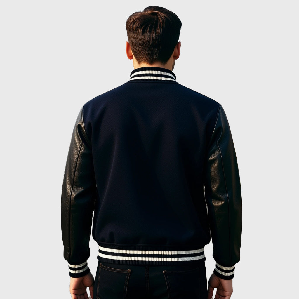 Centineo The Perfect Date Black Varsity Jacket