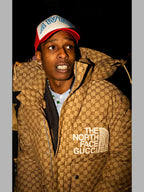 A$AP Rocky gucci x north face puffer jacket