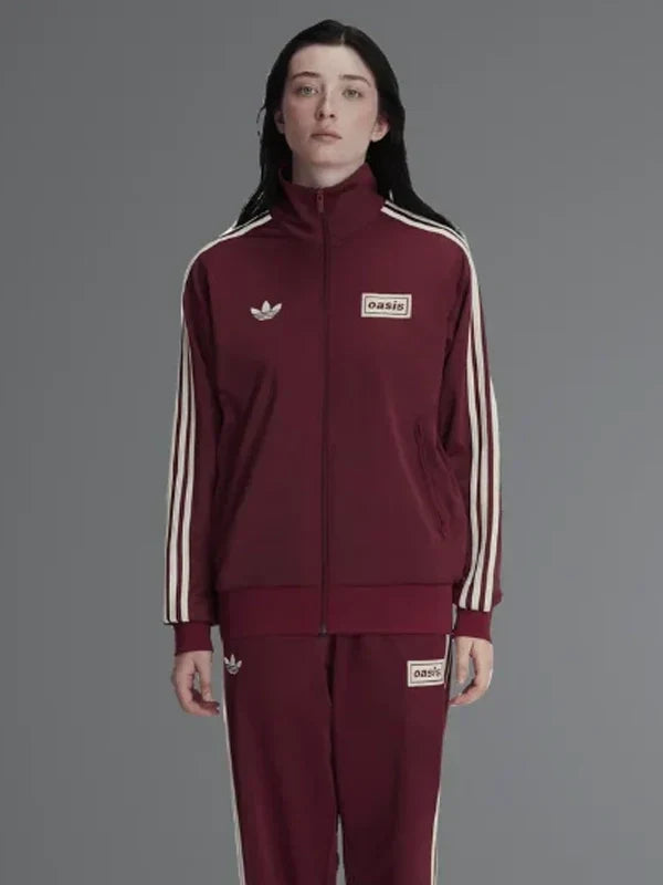 Adidas Oasis Track Jacket Red