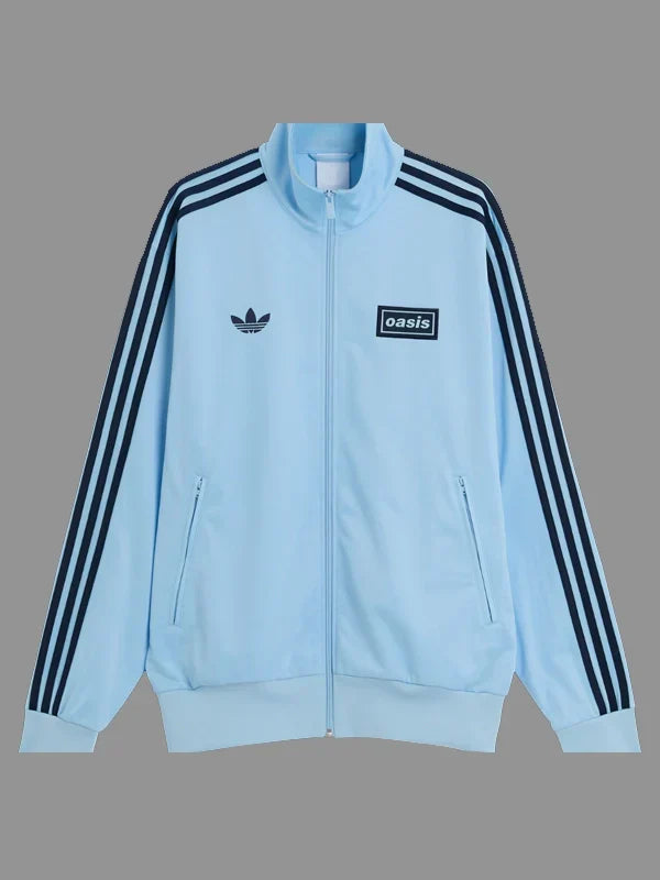 Adidas Originals Oasis Tour 3-Stripes Track Jacket Blue