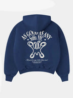 As Good As Any Navy Hoodie