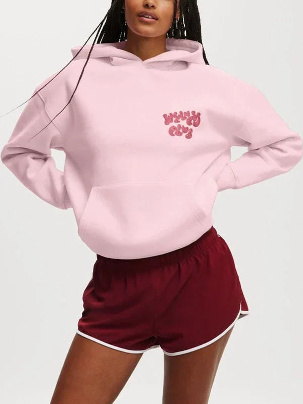Body Health and Wellness Club Pink Hoodie