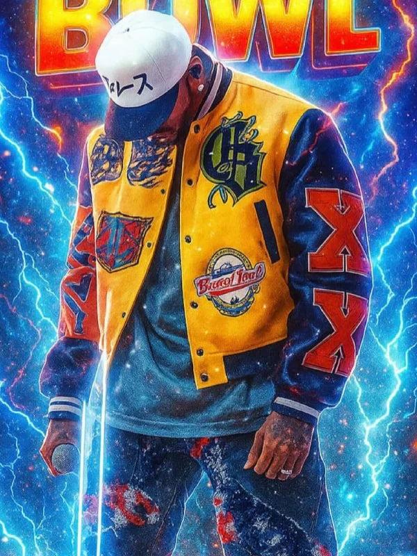 Breezy Bowl Varsity Jacket Chris Brown