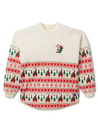 Disney Santa Mickey Mouse Merry Christmas Jersey Sweatshirt