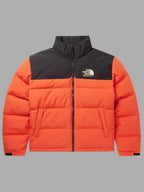 Gucci The North Face Colour-Block Down Jacket Orange