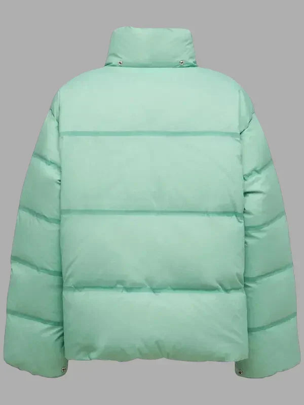 Gucci X The North Face Green Down Bomber Jacket
