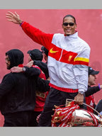 LFC Nike Mens White Heritage Virgil van Dijk Jacket