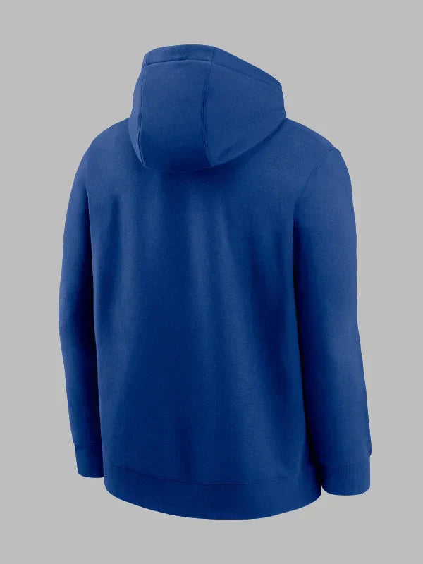 Los Angeles Dodgers 2024 World Series Champions Gold Club Mens Nike MLB Pullover Hoodie Blue