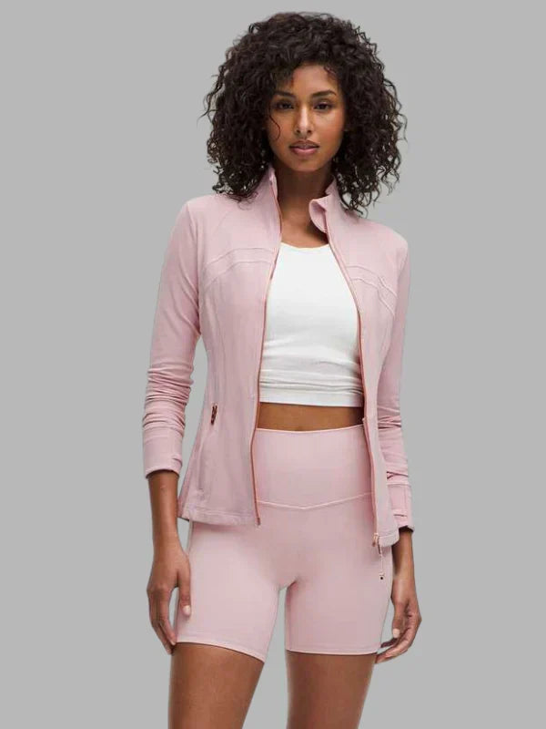 Lululemon Pink and Gold Define Jacket