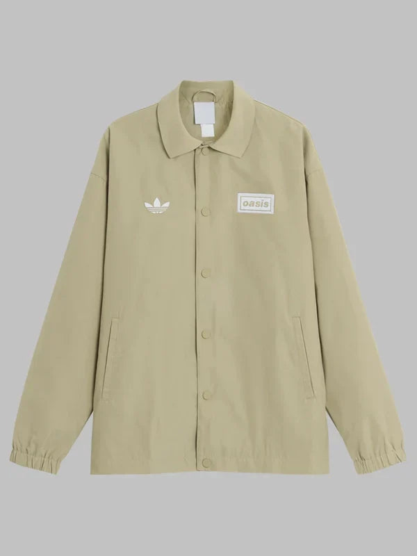 Oasis x Adidas Originals Tour Coach Jacket Green