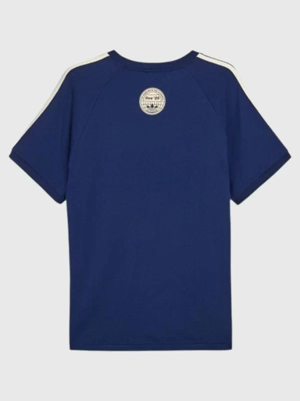 Oasis x Adidas Tour 3-Stripes Navy Blue T-Shirt