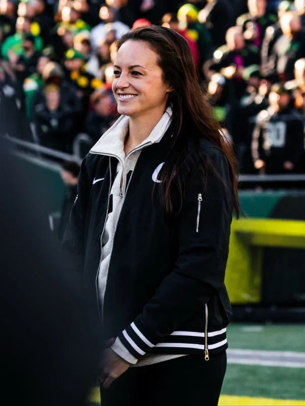 Oregon Ducks Nike Black Bomber Jacket