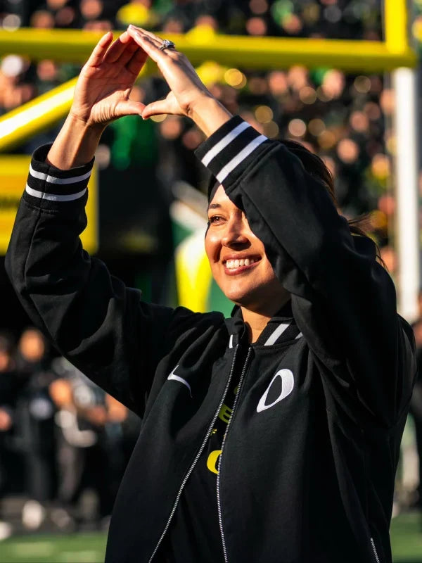 Oregon Nike Bomber Jacket Black