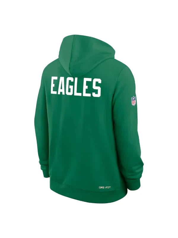 Philadelphia Eagles Nike Kelly Green Sideline Hoodie