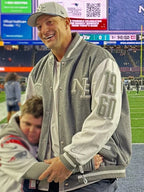Rob Gronkowski Nike Patriots Rivalries Varsity Jacket