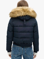 Superdry Everest Navy Hooded Bomber Jacket