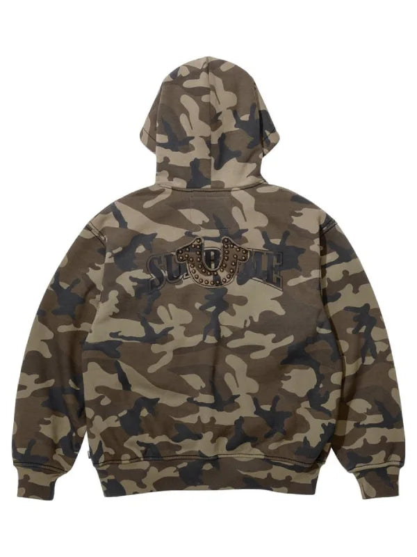 Supreme True Religion Zip Up Hooded Sweatshirt Camo