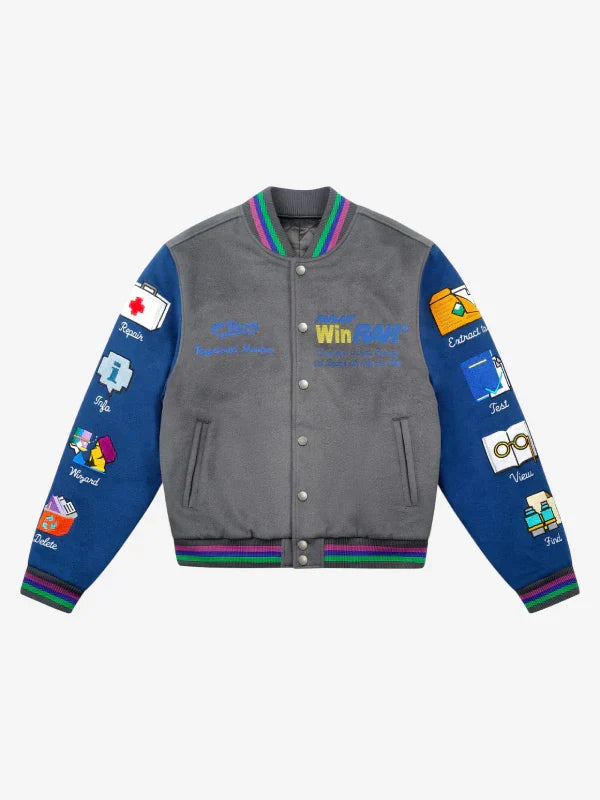 Tern x Winrar Jacket Grey and Blue