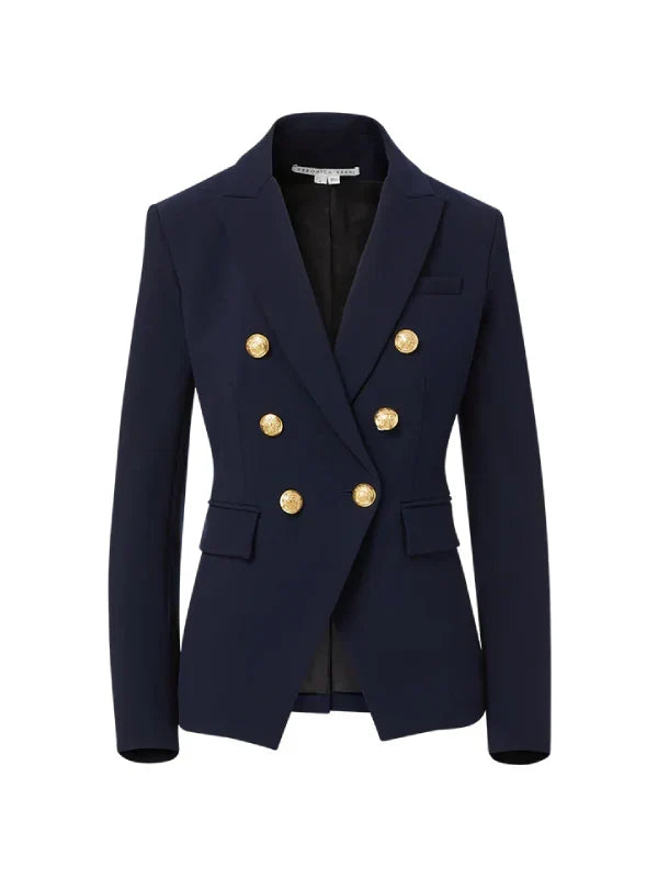 Veronica Beard Blue Miller Dickey Jacket Black