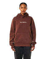 You Matter Satin Hoodie Brown