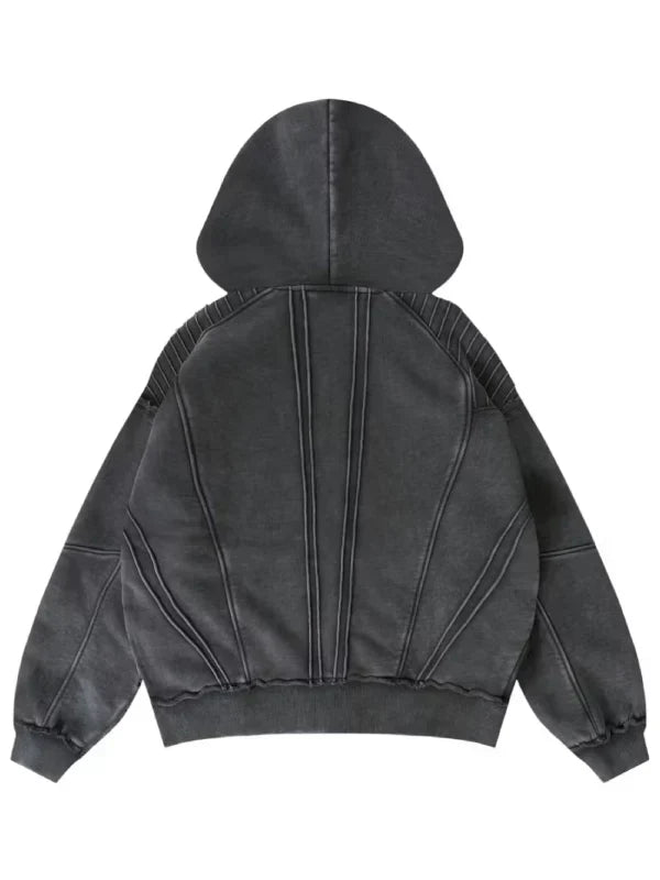 YoungLA x Batman Armored Hoodie Grey