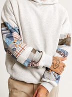 abercrombie and fitch patchwork hoodie