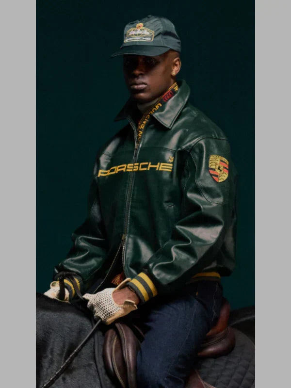 ald porsche jacket leather