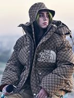 billie eilish gucci x north face jacket