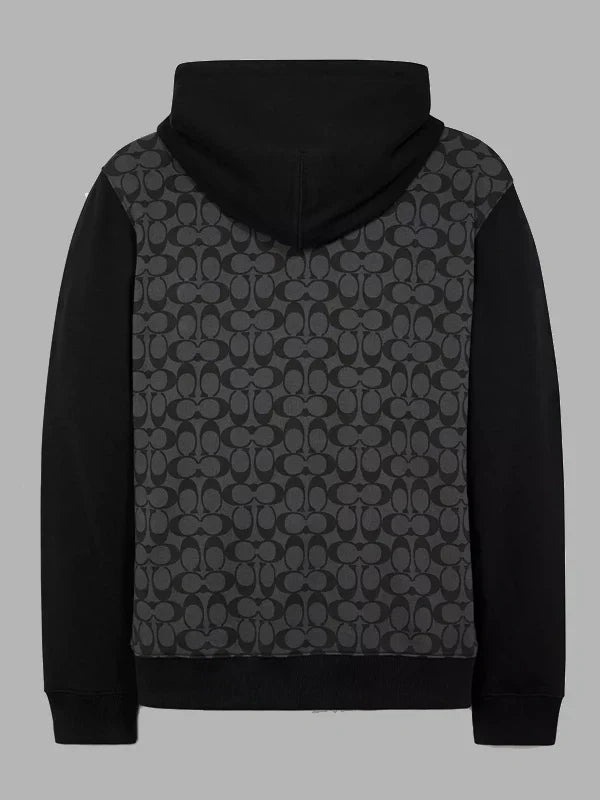 coach mens hoodie brown