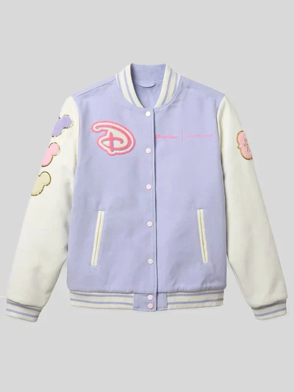 disney stoney clover varsity jacket