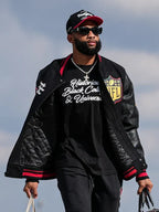 khadarel hodge hbcu nfl jacket black